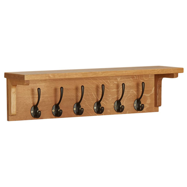 Red Barrel Studio® Coat Rack Entryway Hall Coat Hook Wooden Hook Rack